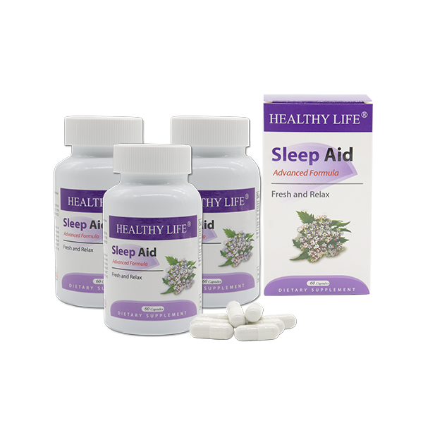 REC-Nature Gift-Bộ 3 hộp Hỗ trợ giấc ngủ Healthy Life Sleep Aid (60 viên/hộp)+2 hộp Shark Cartilage (30 viên/hộp )+5 gói hồng sâm Gaesung