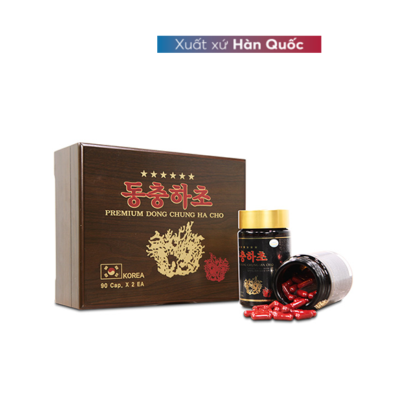 REC-Sante 365-1 hộp gỗ Đông trùng hạ thảo (90 viên x 2 lọ)
