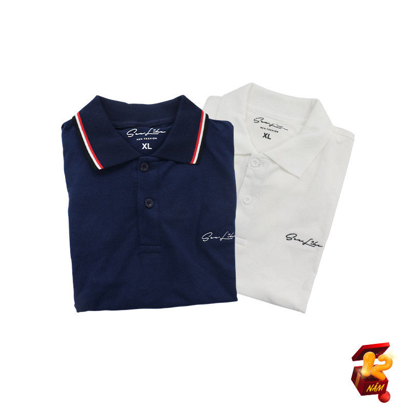 RC-Seelike - Combo 2 áo thun nam thời trang (màu trắng + màu xanh đen) Rc-Seelike - Combo 2 Áo Thun Nam Thời Trang (Màu Trắng + Màu Xanh Đen)