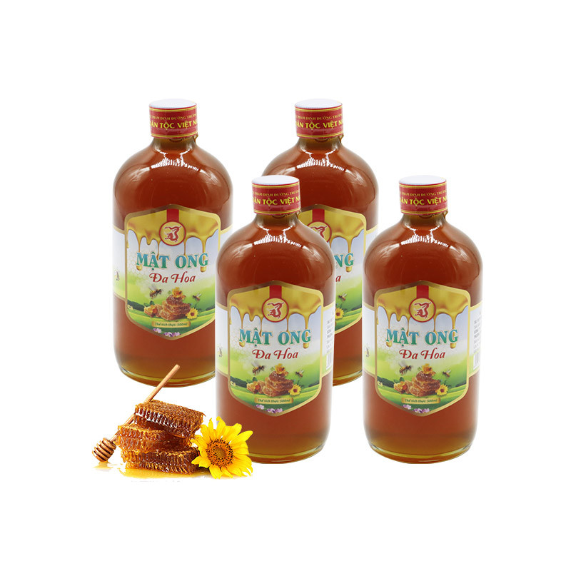 RC-TT- 4 chai mật ong đa hoa 500ml+2 chai mật ong đa hoa 500ml