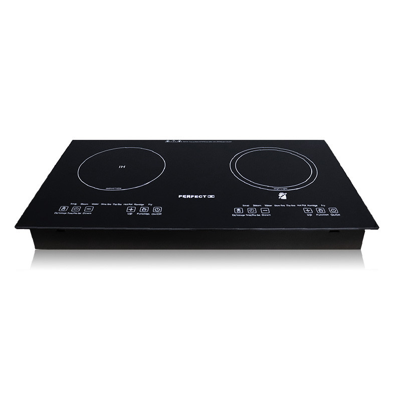 PERFECT - Bếp đôi điện từ hồng ngoại PF-BD2889 - Tặng 1 chảo chống dính perfect chef 26cm