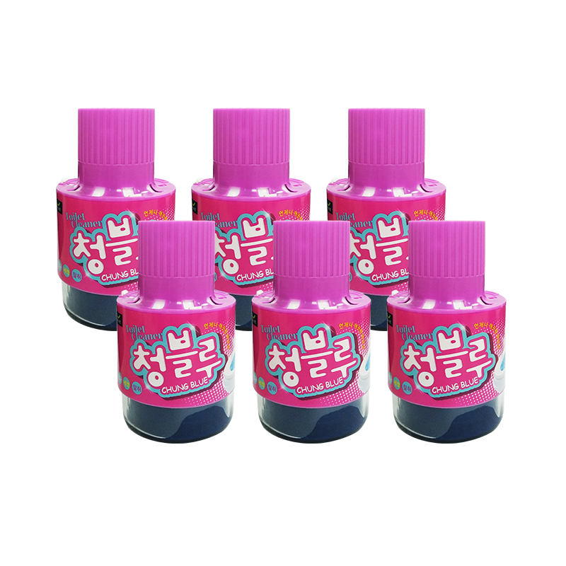 [CHUNG BLUE] Hà Thành - Bộ 6 chai thả bồn cầu - Tặng 4 gói bột thông cống Blue