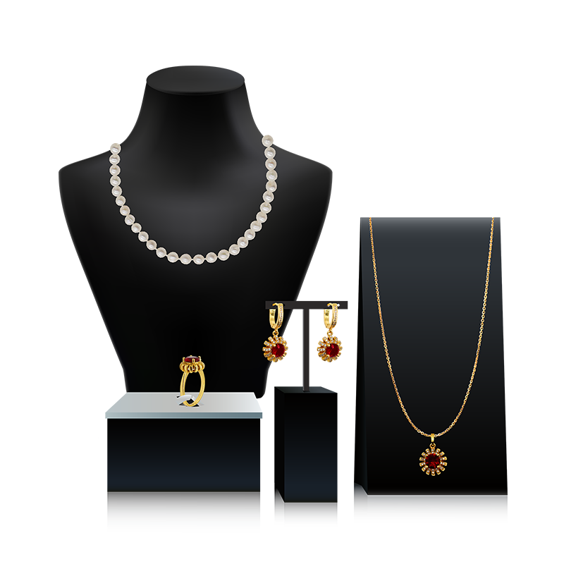 Forever Young - Bộ ngọc trai Ánh Dương(1 vòng cổ ngọc trai+1 vòng cổ mạ vàng+ 1 nhẫn+ 1 đôi hoa tai) tặng 1 hủ kem nhau thai cừu 100g