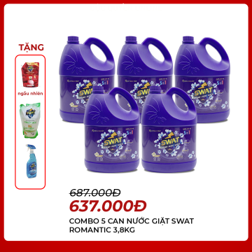 SWAT - Combo 5 can nước...