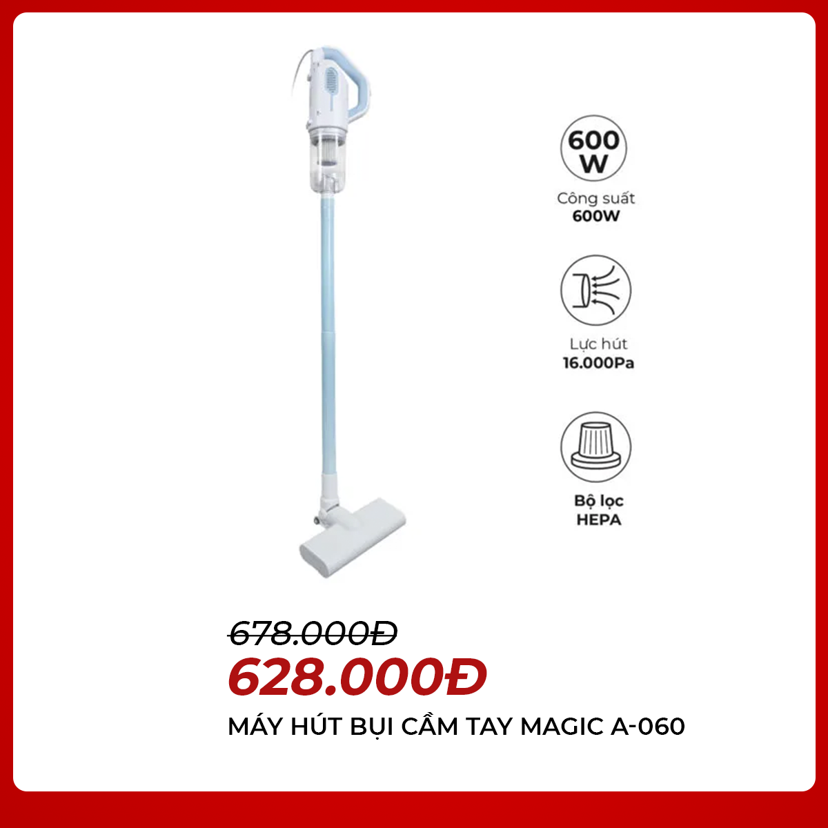 Magic - Máy hút bụi cầm tay A-060