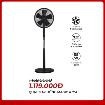Magic - Quạt máy đứng Magic...