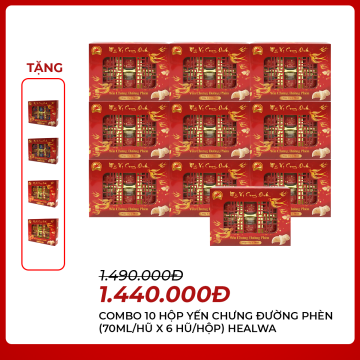 HEALWA -  Combo 10 hộp yến...
