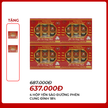 Cung Đình - Combo 4 hộp yến...