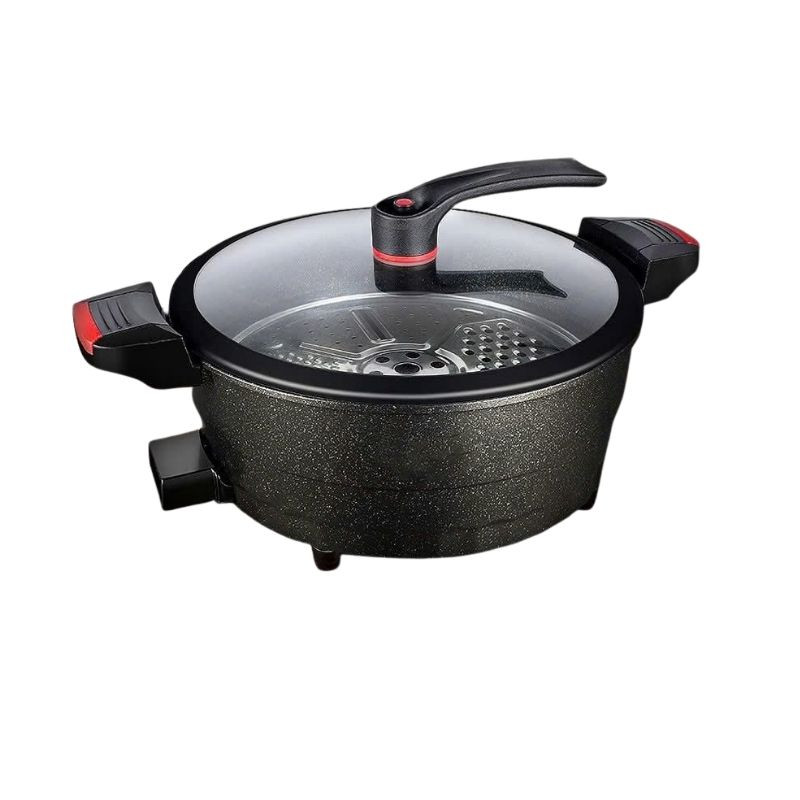 RC - Perfect - Nồi lẩu điện áp suất 5L 1500W PF- LS601 tặng 1 bộ thớt + 1 bộ dao 6 món