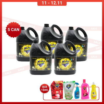 SWAT - 5 can nước giặt...