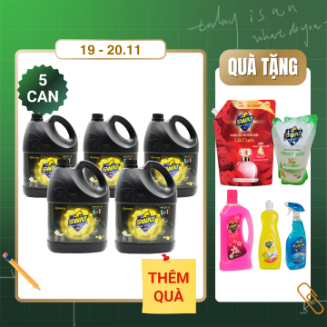 SWAT - 5 can nước giặt...
