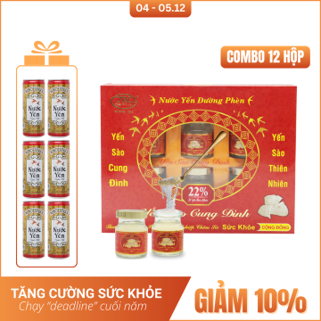 Rec-Cung Đình-12 hộp nước...