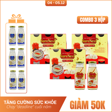 SureNest - Combo 3 Hộp yến...