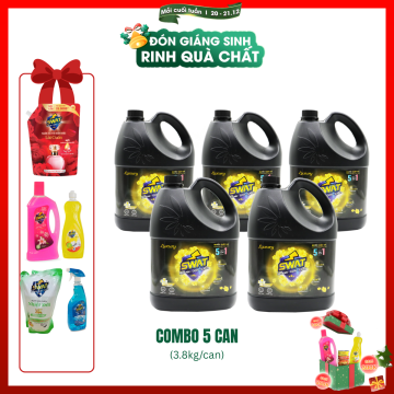 SWAT - 5 can nước giặt...