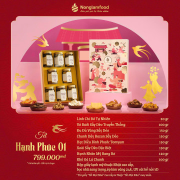 Bộ quà Tết Xuân Hạnh Phúc 01