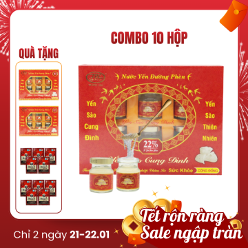 Rec-Cung Đình_10 hộp yến...