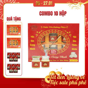 Rec-Cung Đình_10 hộp yến...