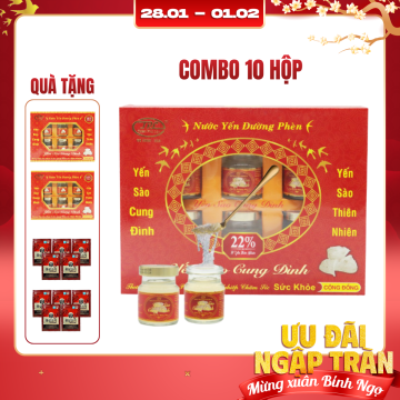 Rec-Cung Đình_10 hộp yến...