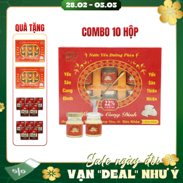 Rec-Cung Đình_10 hộp yến...