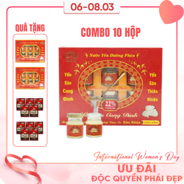 Rec-Cung Đình_10 hộp yến...