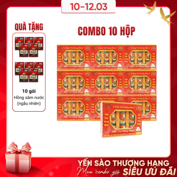 RC-CungĐình-10 hộp yến sào...