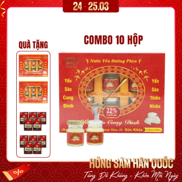 Rec-Cung Đình_10 hộp yến...