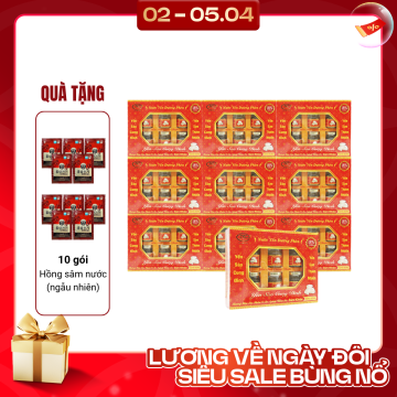 RC-CungĐình-10 hộp yến sào...
