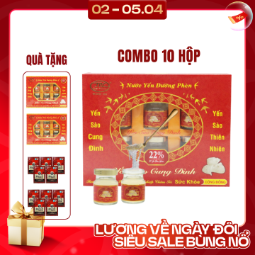 Rec-Cung Đình_10 hộp yến...