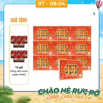 RC-CungĐình-10 hộp yến sào...