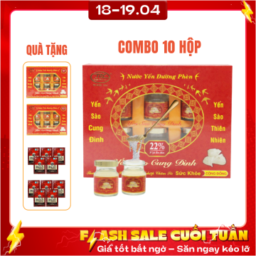 Rec-Cung Đình_10 hộp yến...