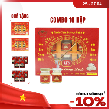 Rec-Cung Đình_10 hộp yến...