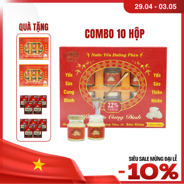 Rec-Cung Đình_10 hộp yến...