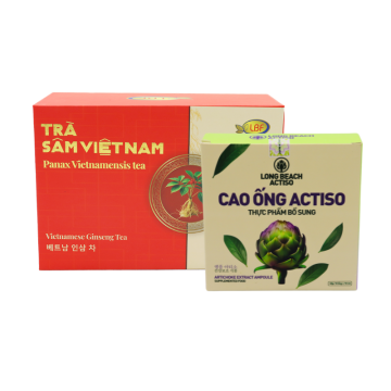 REC - 1 hộp trà sâm Việt...