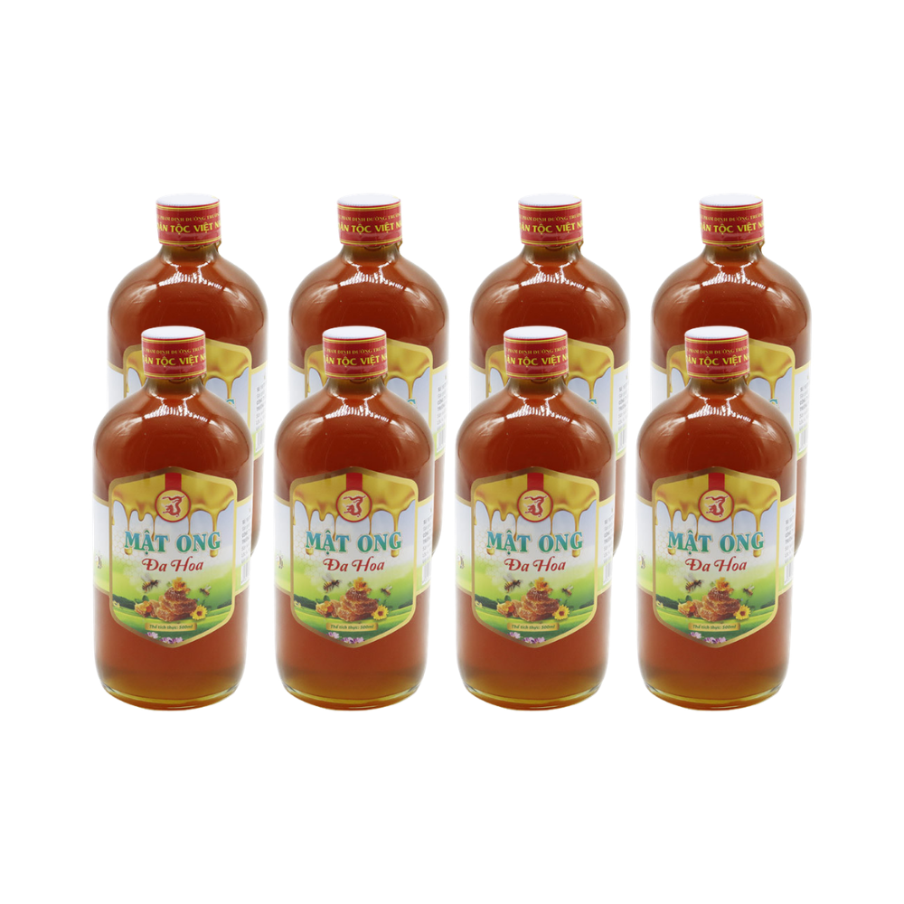 RC-TT- 8 chai mật ong đa hoa 500ml