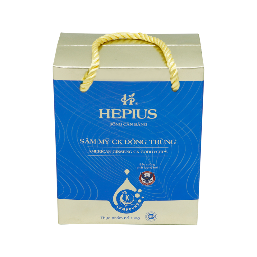 Hepius_Combo 2 Hộp Sâm Mỹ CK Đông Trùng (50ml x 6 chai/hộp) +1 Hộp Sâm Mỹ CK Đông Trùng (50ml x 6 chai/hộp)