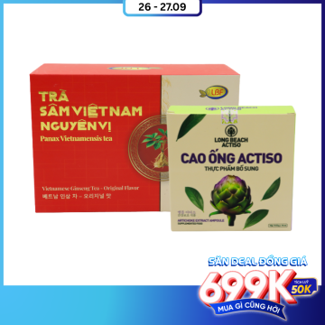 REC - 1 hộp trà sâm Việt...