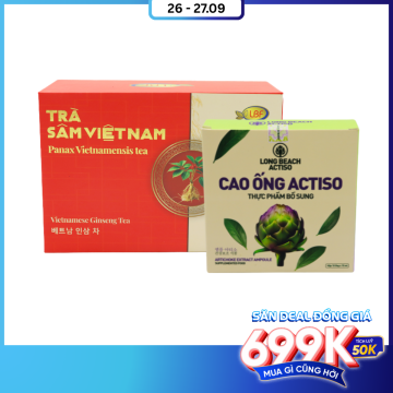REC - 1 hộp trà sâm Việt...